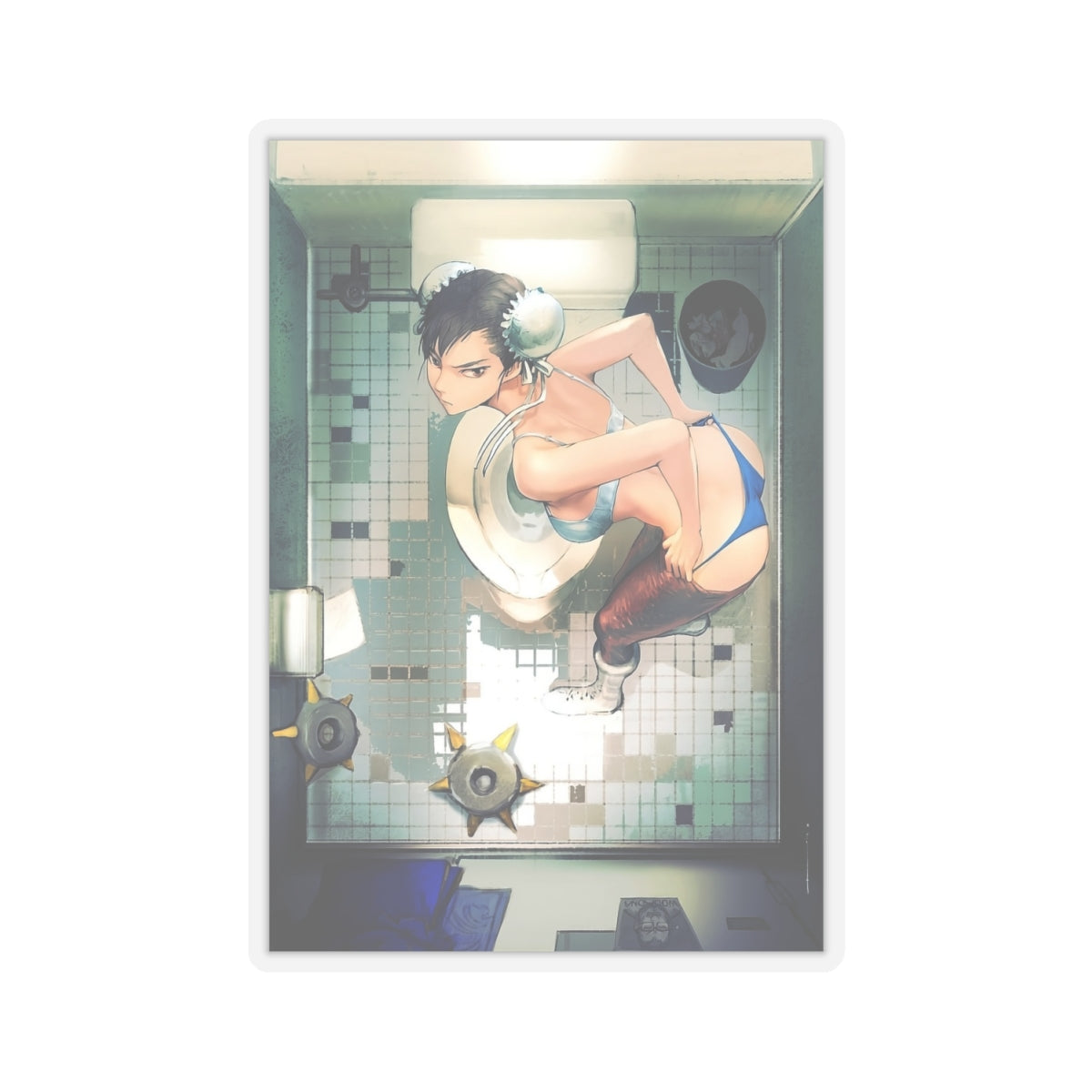 Voyeurism Sticker | Chun | Fighter | Toilet