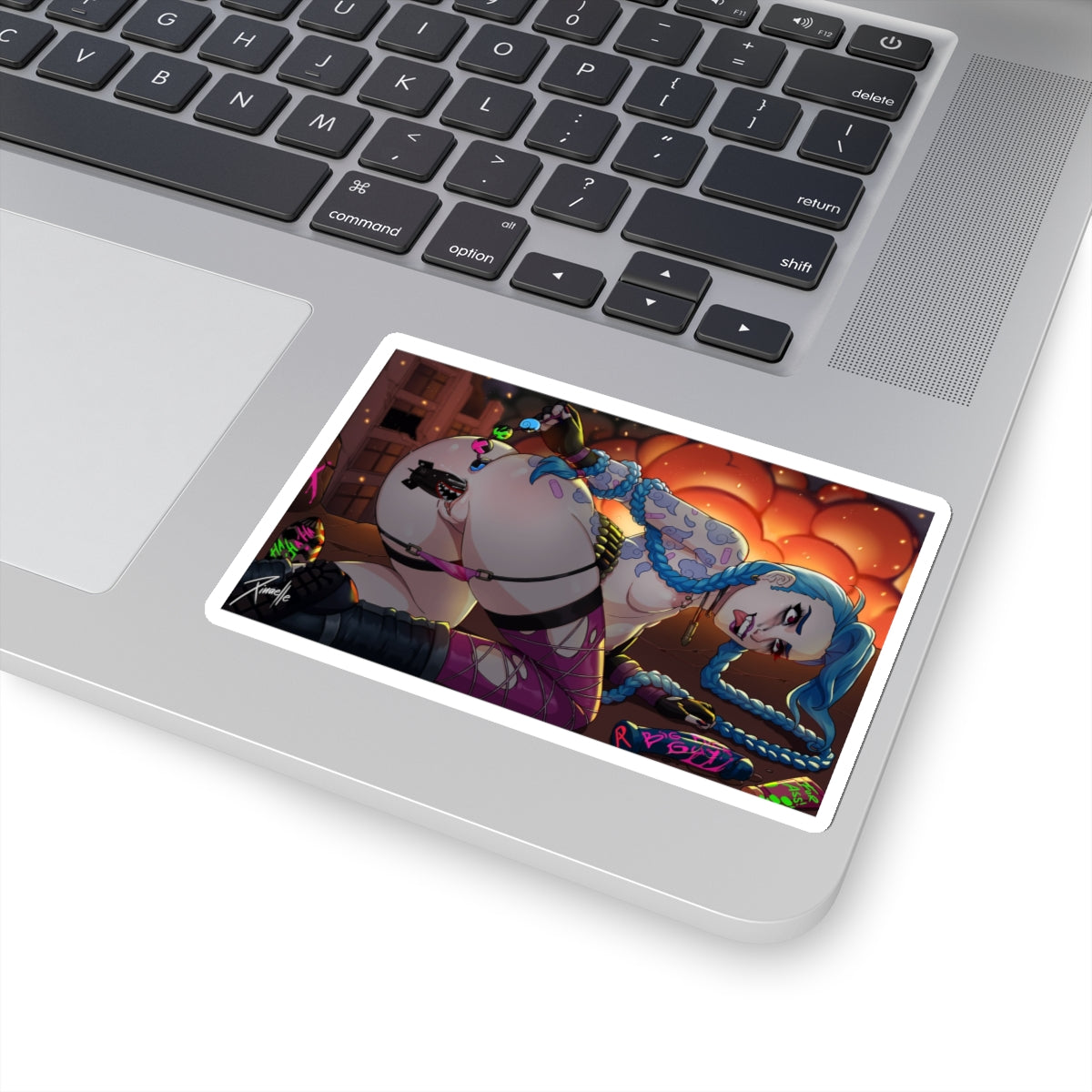 Sexy Jinx Sticker | Anal Beads | Lewd Sticker | Lewd Anime Sticker | Hentai Sticker | Anal Plug | Anus | Anal