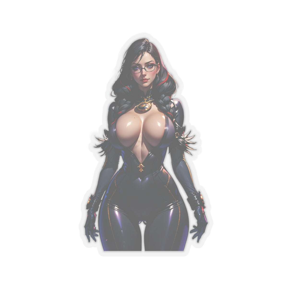 Sexy Bayonetta Sticker | Sexy Anime Sticker | Lewd Sticker | Lewd Anime Sticker | Sexy Waifu Sticker