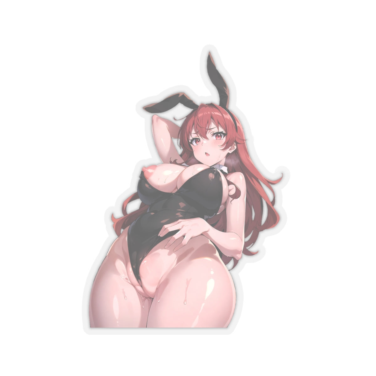 Sexy Anime Sticker | Eris | Lewd Anime Sticker | Lewd Sticker | Sexy Waifu Sticker | Bunny Ears | Bunny Costume | kospeko