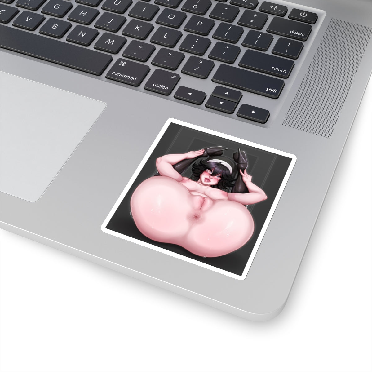 Sexy Waifu Sticker | Anus | Ass | Asshole | Lewd Sticker | Lewd Anime Sticker | Hentai Sticker | Brown Skin | Legs Behind Head