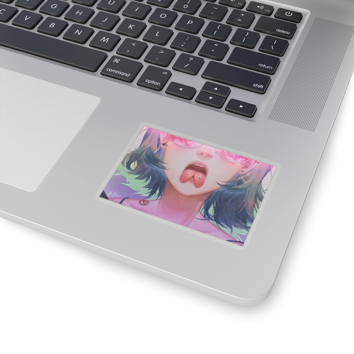 Lewd Tounge Sticker | Tounge Splitting