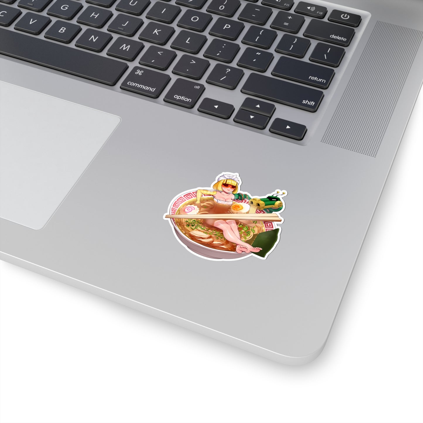 Sexy Min Min Sticker | Ramen Bowl | Funny Anime Sticker | Kiss-Cut Sticker | Arms | Noodles | Sexy Anime Sticker | Lewd Anime Sticker | Otaku | Waifu | Ramen | Food | Bath | Funny
