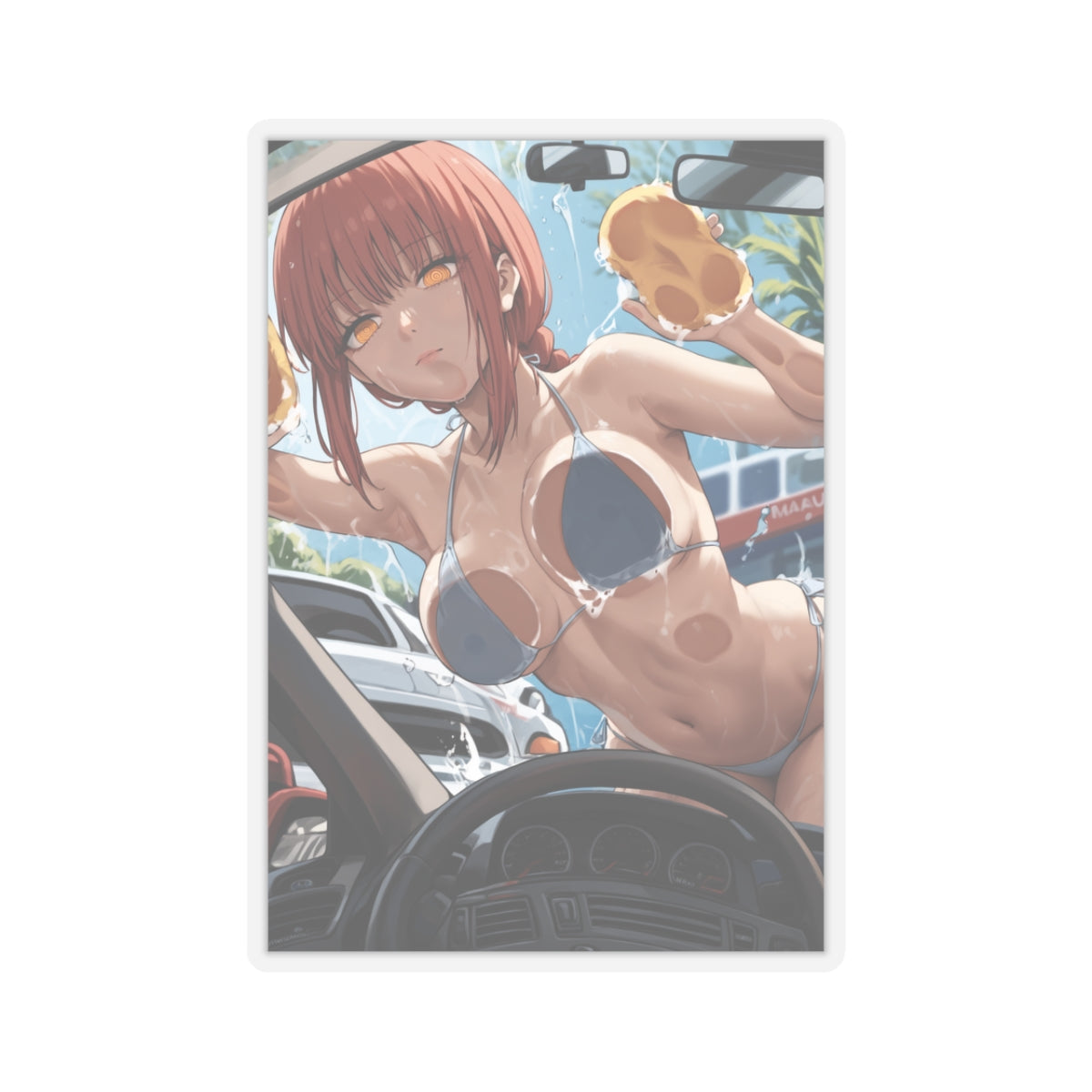 Car Wash Hentai Sticker | Funny | Hentai NSFW Sticker