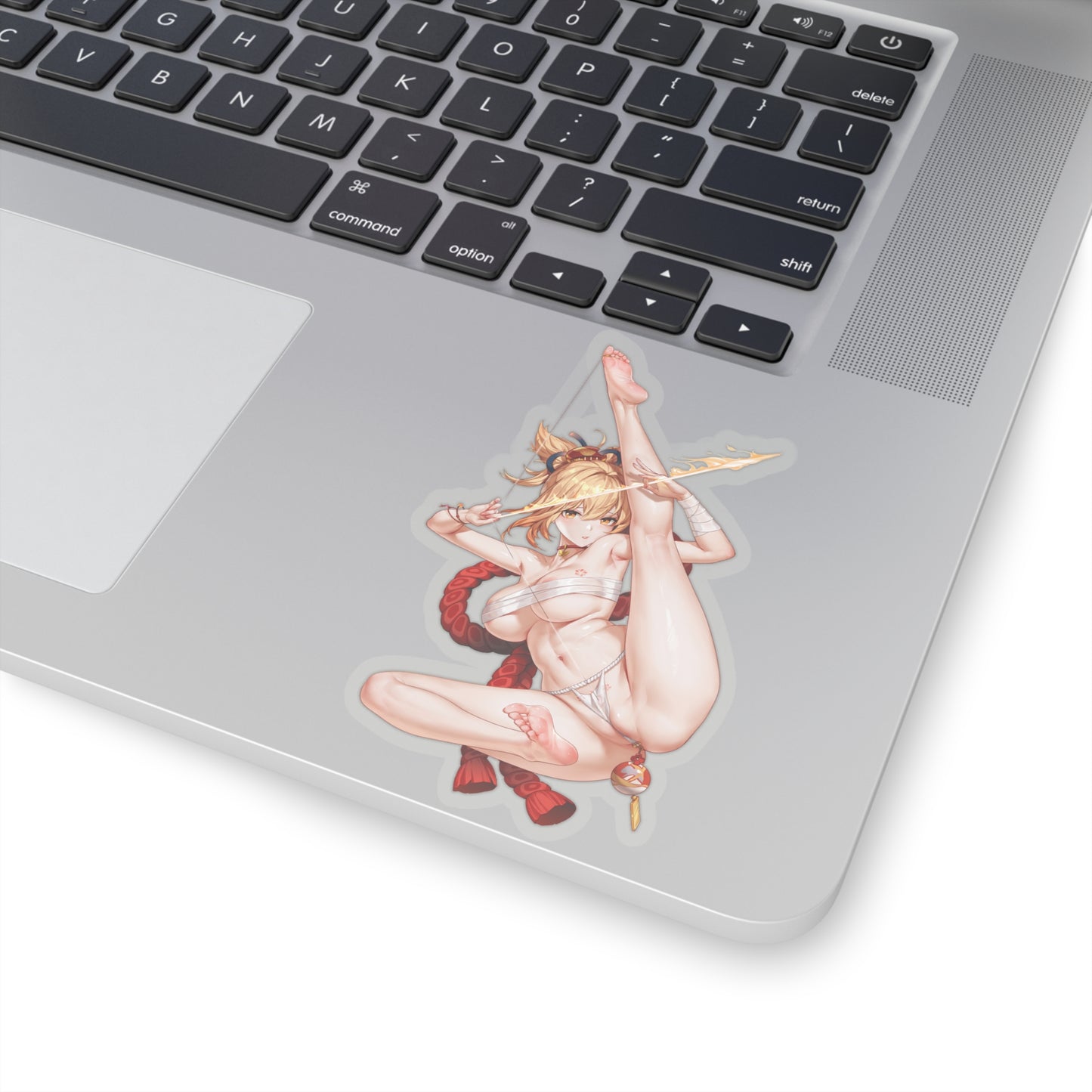 Lewd Yoimiya Sticker | Yoimiya Sticker | Sexy Anime Sticker | Lewd Anime Sticker | Waifu | Otaku | Genshin Impact | Bow | Arrow | Blond Hair | Feet
