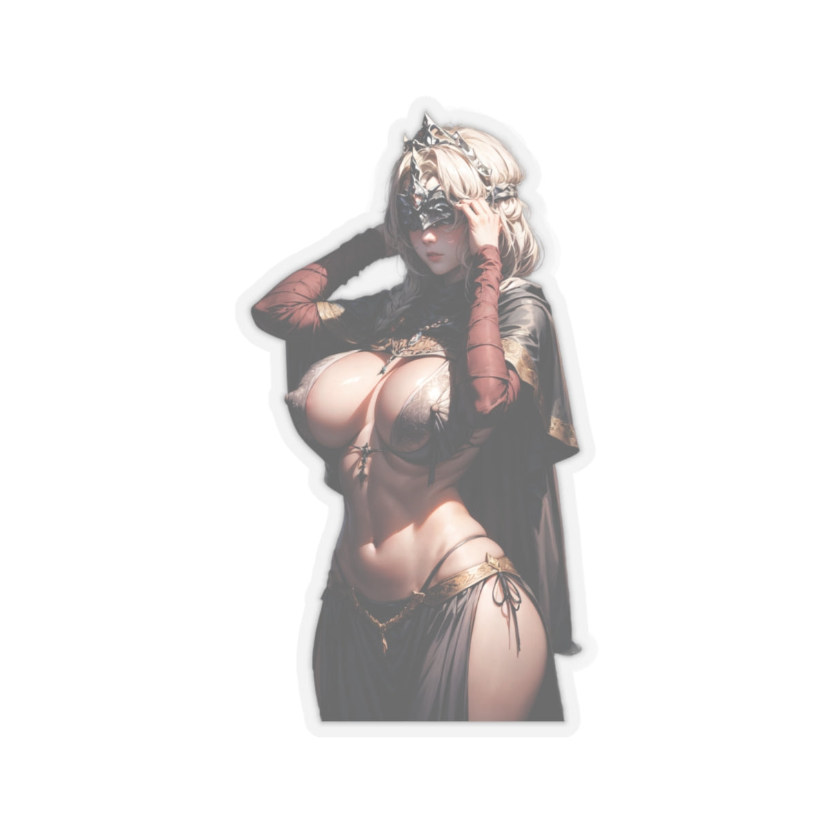 Sexy Anime Sticker | Firekeeper | Lewd Anime Sticker | Lewd Sticker | Sexy Waifu Sticker | Nude Anime Girl | FairyAI