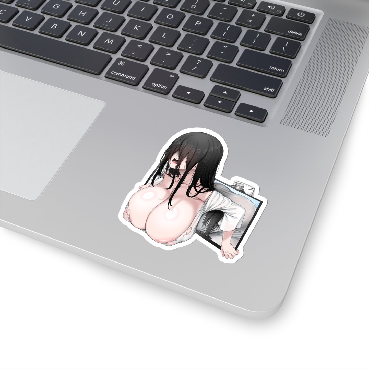 Lewd Sadako Sticker | Coming Out Of The TV | Big Boobs | Funny Anime Sticker | Kiss-Cut Sticker | Uncensored Anime | Otaku | Waifu | Sexy Anime Sticker | Huge Tits