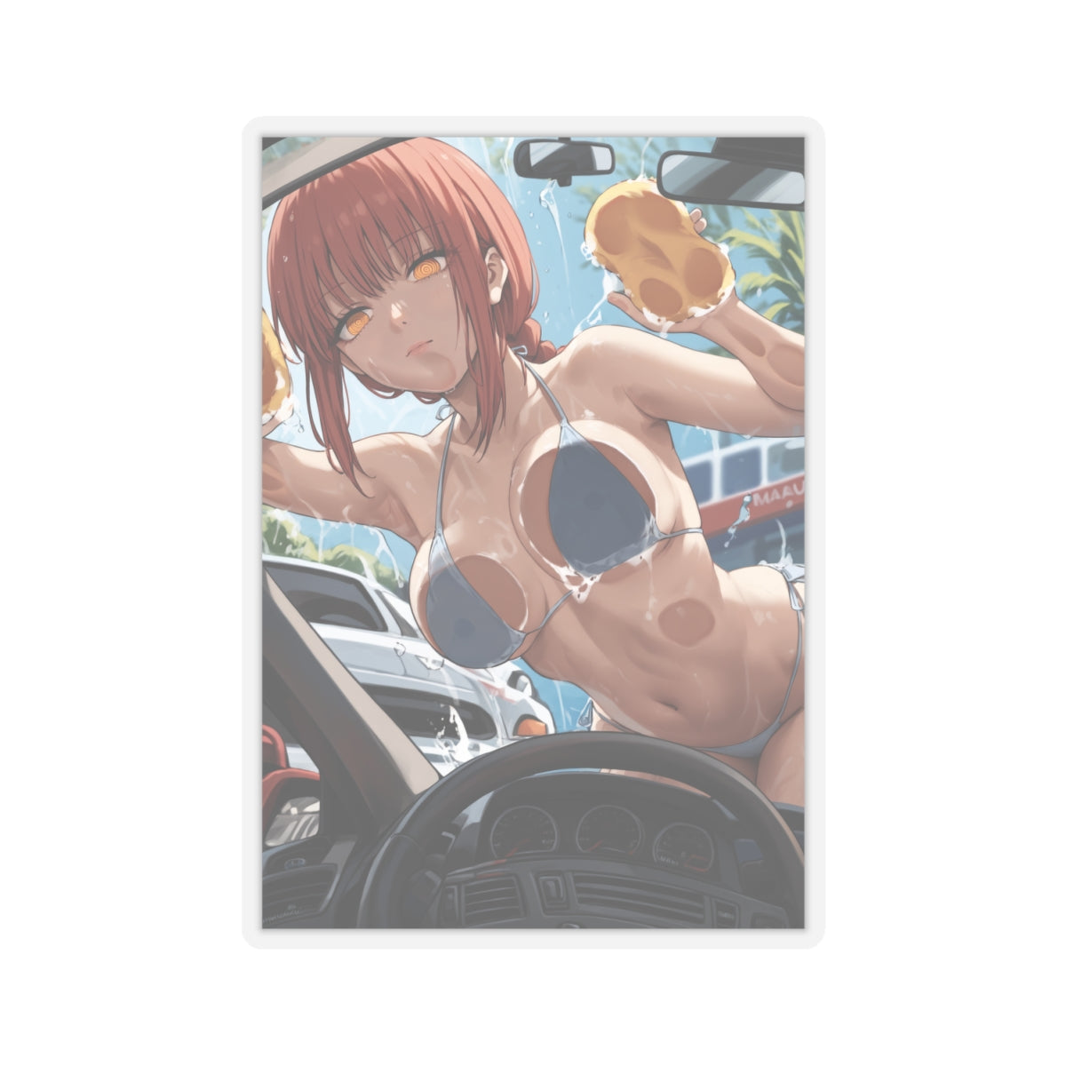 Car Wash Hentai Sticker | Funny | Hentai NSFW Sticker