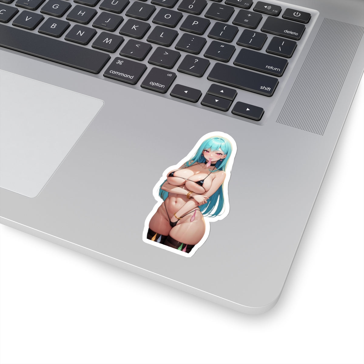 Sexy Anime Sticker | Sexy Anime Girl | Lewd Anime Sticker | Lewd Sticker | Sexy Waifu Sticker | Condoms | Bikini | Blue Hair