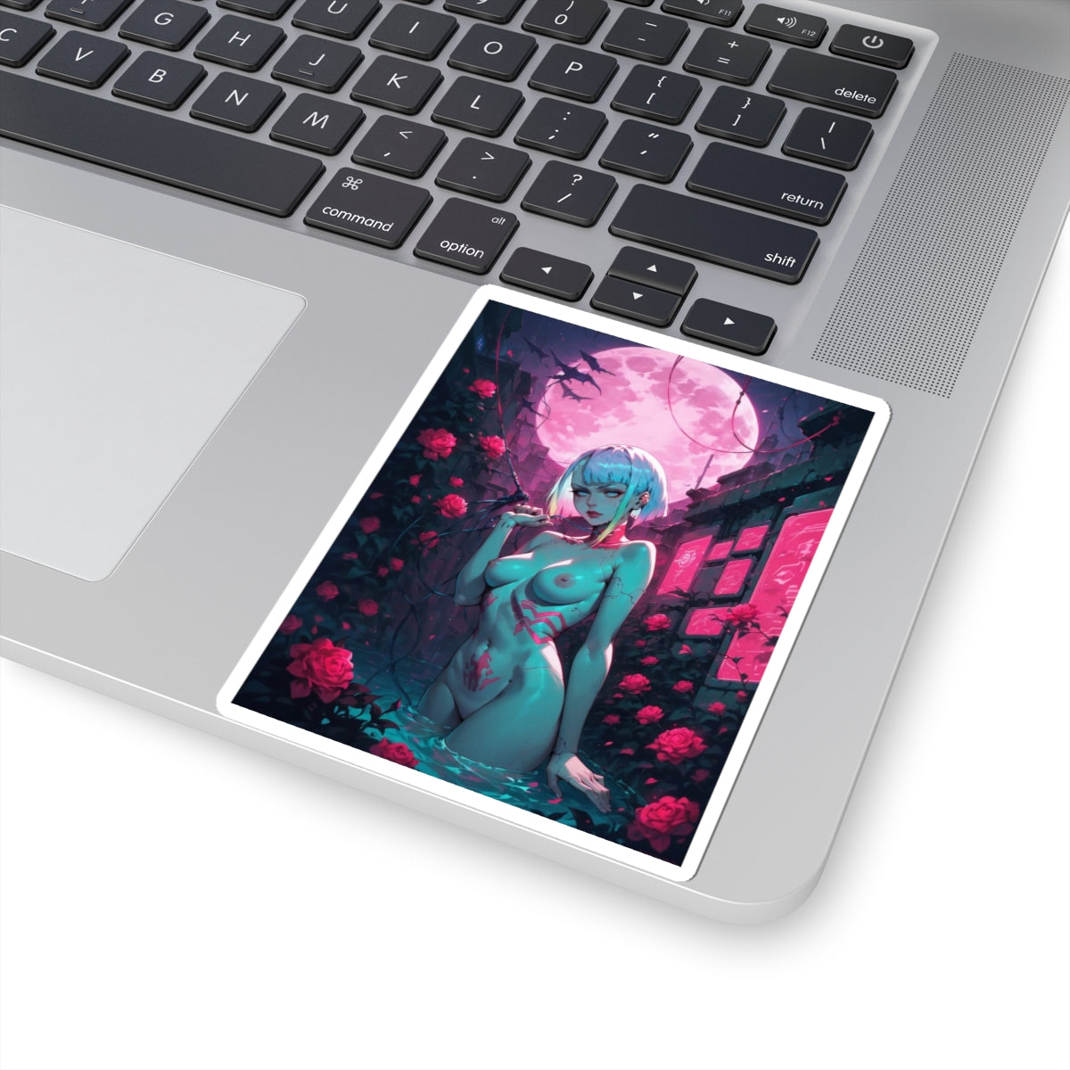 Sexy Cyberpunk Waifu Sticker | Lucy | Hentai | Oppai