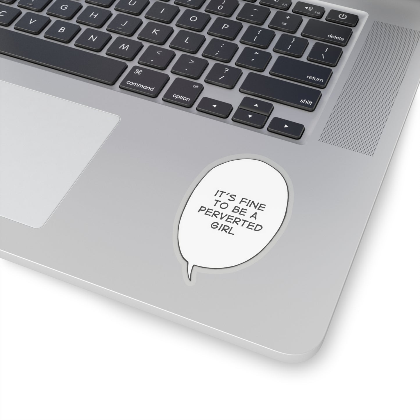 It's Fine To Be A Perverted Girl Sticker | Kiss-Cut Sticker | Funny Anime Sticker | Waifu | Otaku | Lewd | Comical Sticker | Manga | Anime | Ahegao