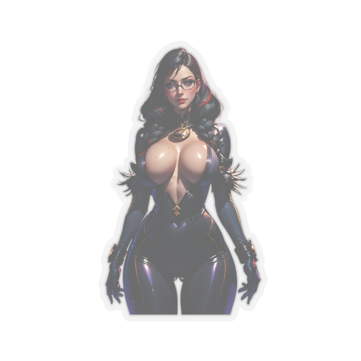 Sexy Bayonetta Sticker | Sexy Anime Sticker | Lewd Sticker | Lewd Anime Sticker | Sexy Waifu Sticker