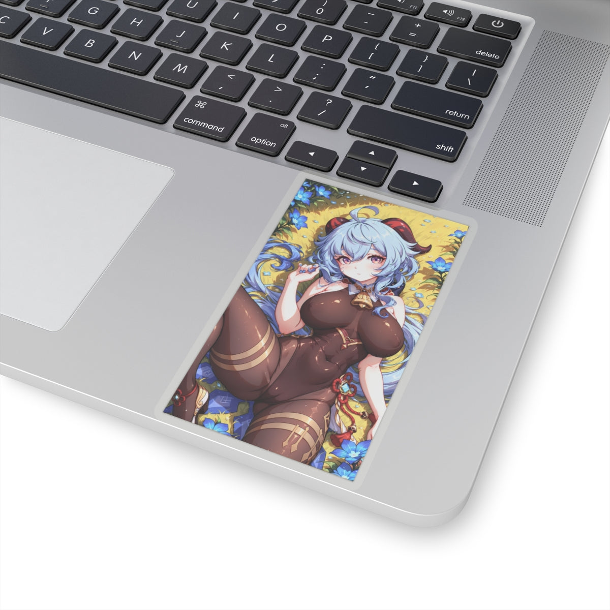 Ecchi Sticker | Blue Hair| Hentai NSFW Sticker | Goat Girl | Demon Girl