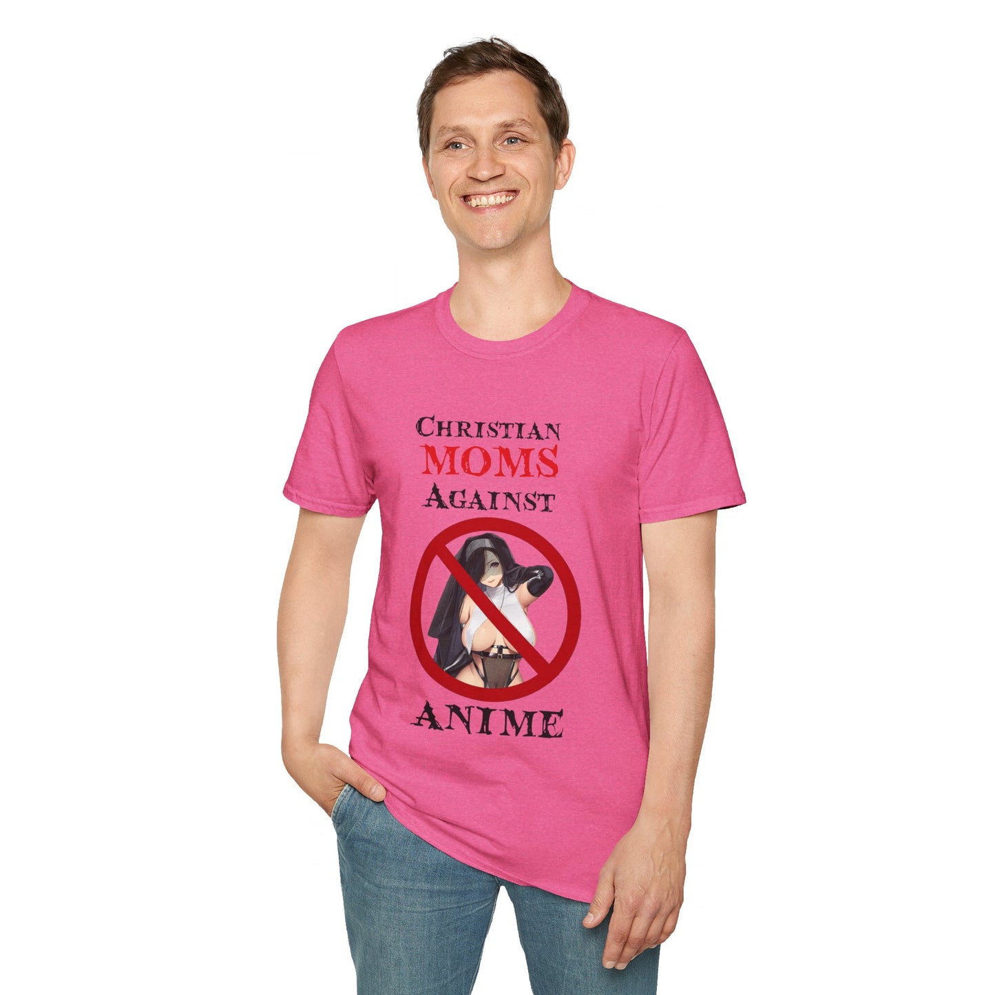 Christian Moms Against Anime | Funny Anime Shirt | Funny Tee | Weeb | Otaku | Funny