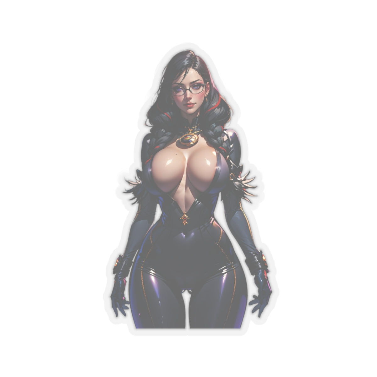 Sexy Bayonetta Sticker | Sexy Anime Sticker | Lewd Sticker | Lewd Anime Sticker | Sexy Waifu Sticker