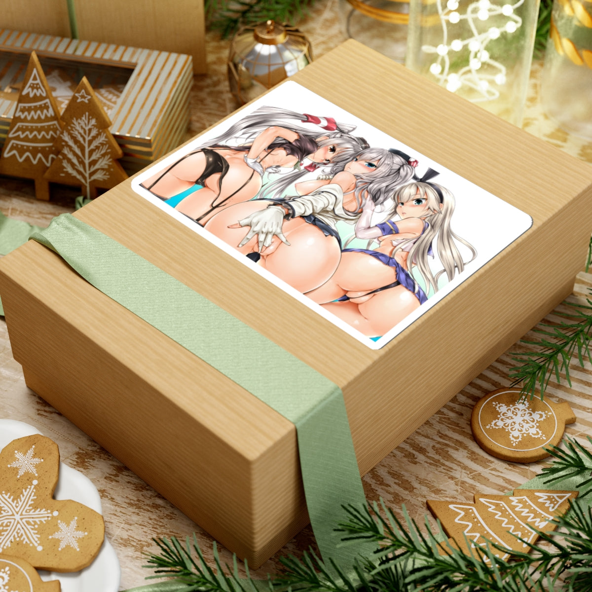 Hentai Sticker | Harem | Hentai NSFW Sticker | Multiple Girls | Doggystyle