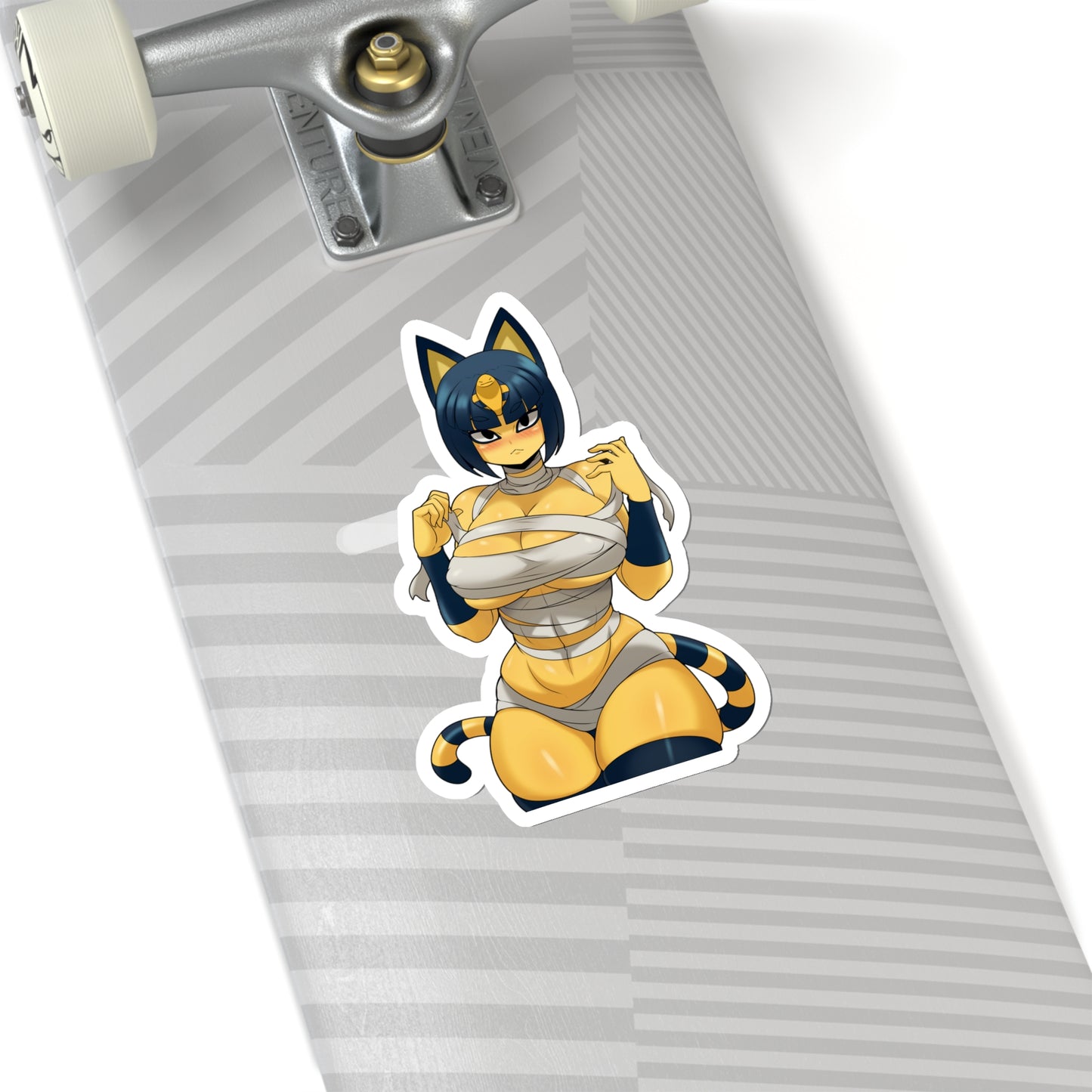 Lewd Ankha Sticker | Kiss-Cut Sticker | Sexy Anime Sticker | Lewd Anime Sticker | Lewd | Waifu | Otaku | Furry