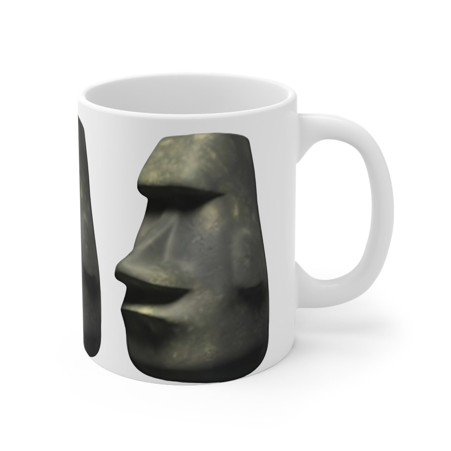 Easter Island Mug | Emoji Meme Mug | Moai Meme Mug | Funny Mug | Moai Emoji | Moyai Emoji | Moai Statue in Tokyo