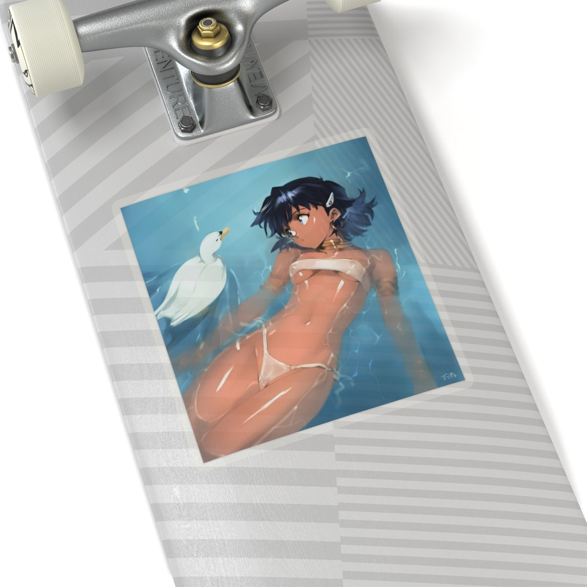 Sexy Waifu Sticker | Nadia | Yuri | Brown Skin