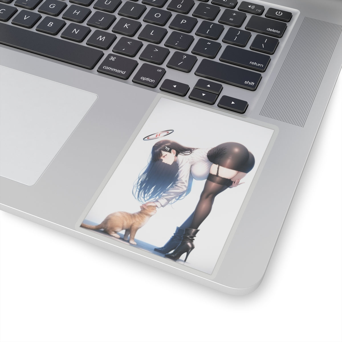 Sexy Waifu Sticker | Cat | Skirt Ass