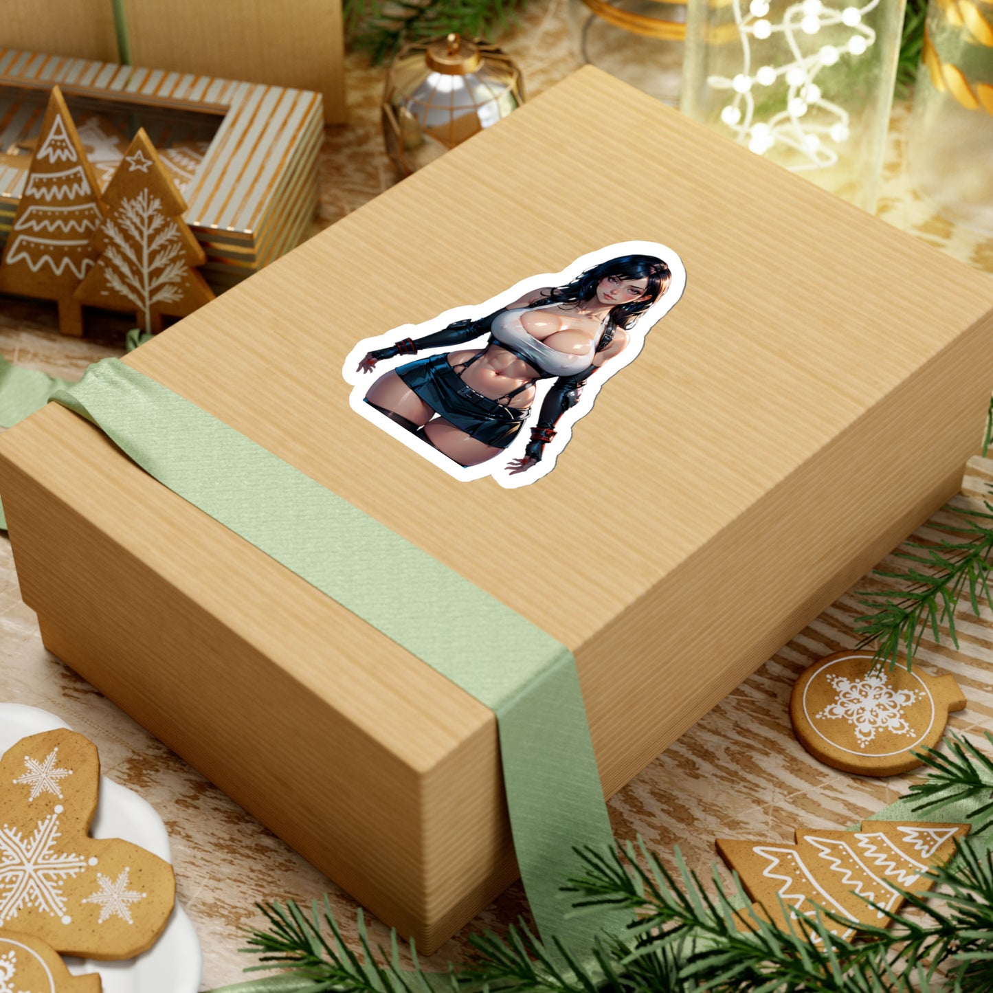 Sexy Tifa Sticker | Sexy Anime Sticker | Lewd Sticker | Lewd Anime Sticker | Fantasy Sticker | Retro Video Game
