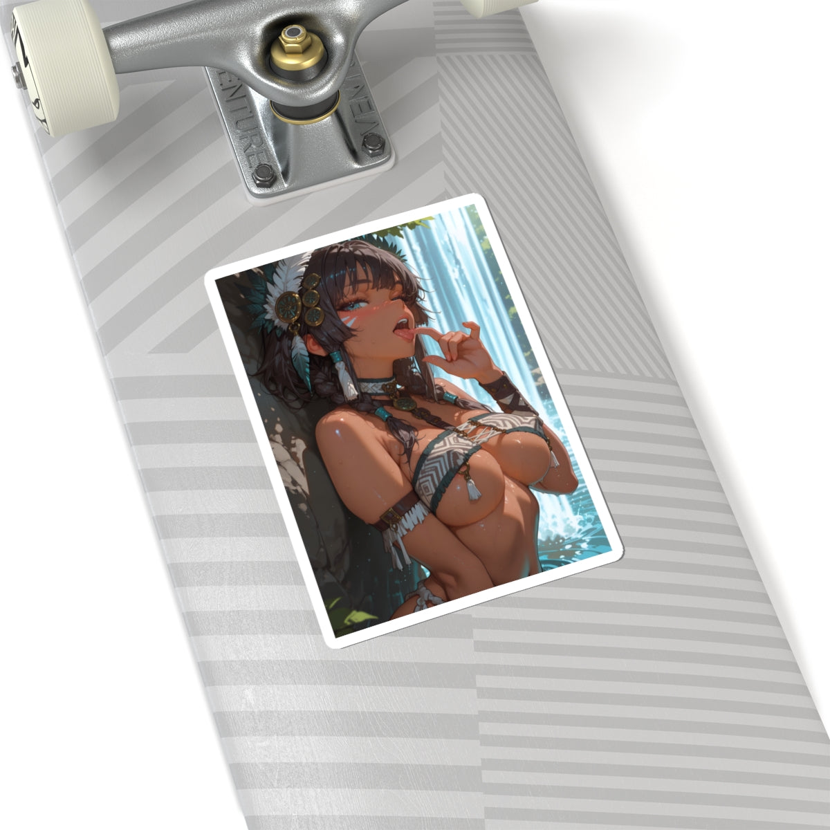 Waifu Sticker | Yuri | Hentai | Oppai | Ebony | Latina | Native American | Brown Skin