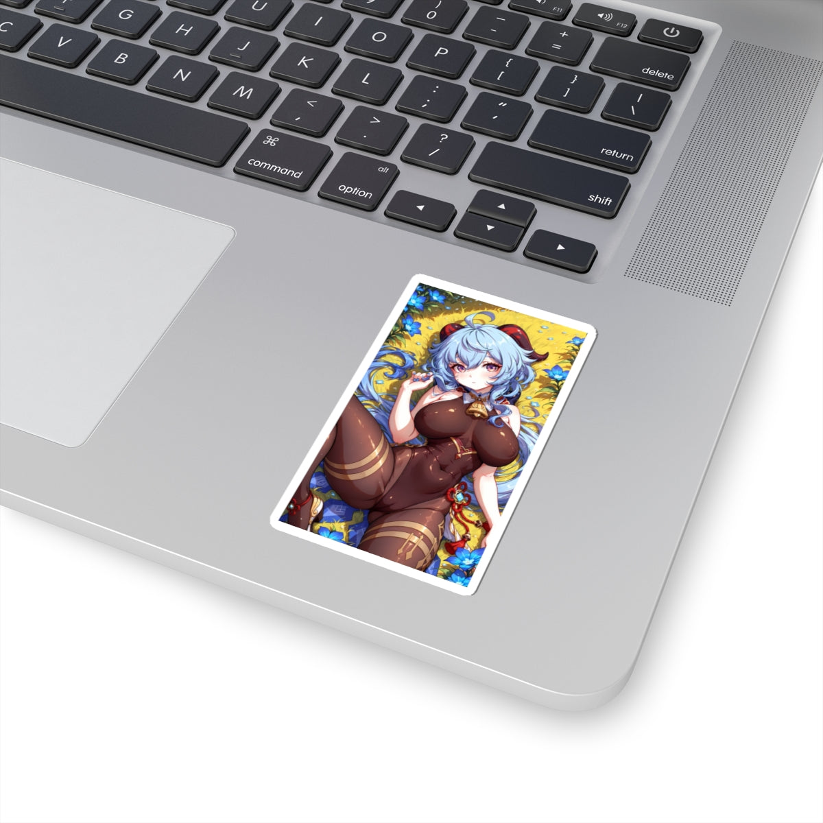 Ecchi Sticker | Blue Hair| Hentai NSFW Sticker | Goat Girl | Demon Girl