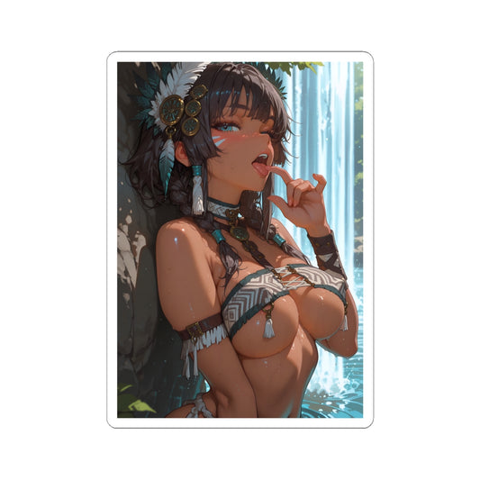 Waifu Sticker | Yuri | Hentai | Oppai | Ebony | Latina | Native American | Brown Skin