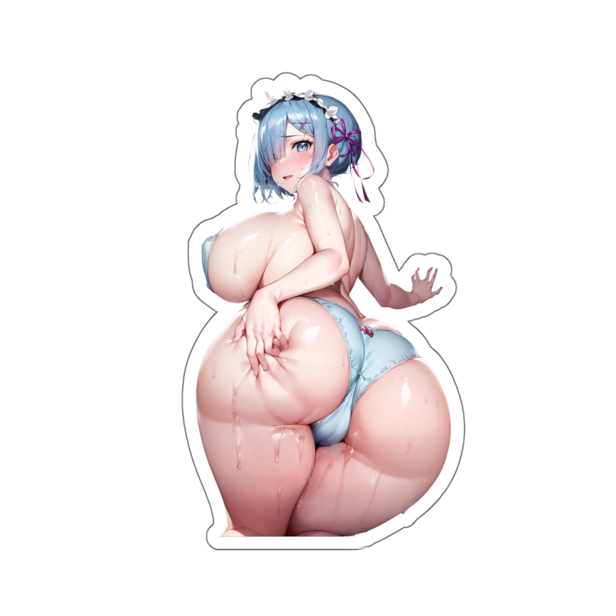 Sexy Anime Sticker | Rem | Lewd Anime Sticker | Lewd Sticker | Sexy Waifu Sticker | Re Zero | kospeko