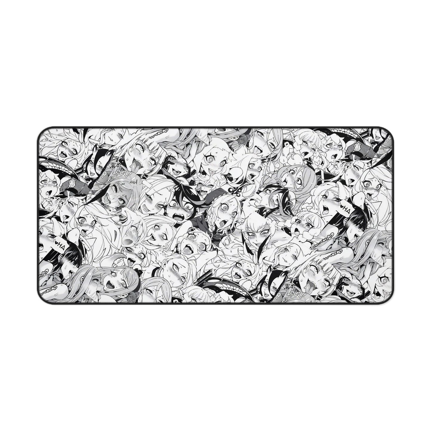 Ahegao Mouse Pad | Ahegao Face | Funny Anime Desk Mat | Ecchi | Waifu | Ahegao | Sexy Playmat | Erotic Anime Face | Lewd | Minimalism