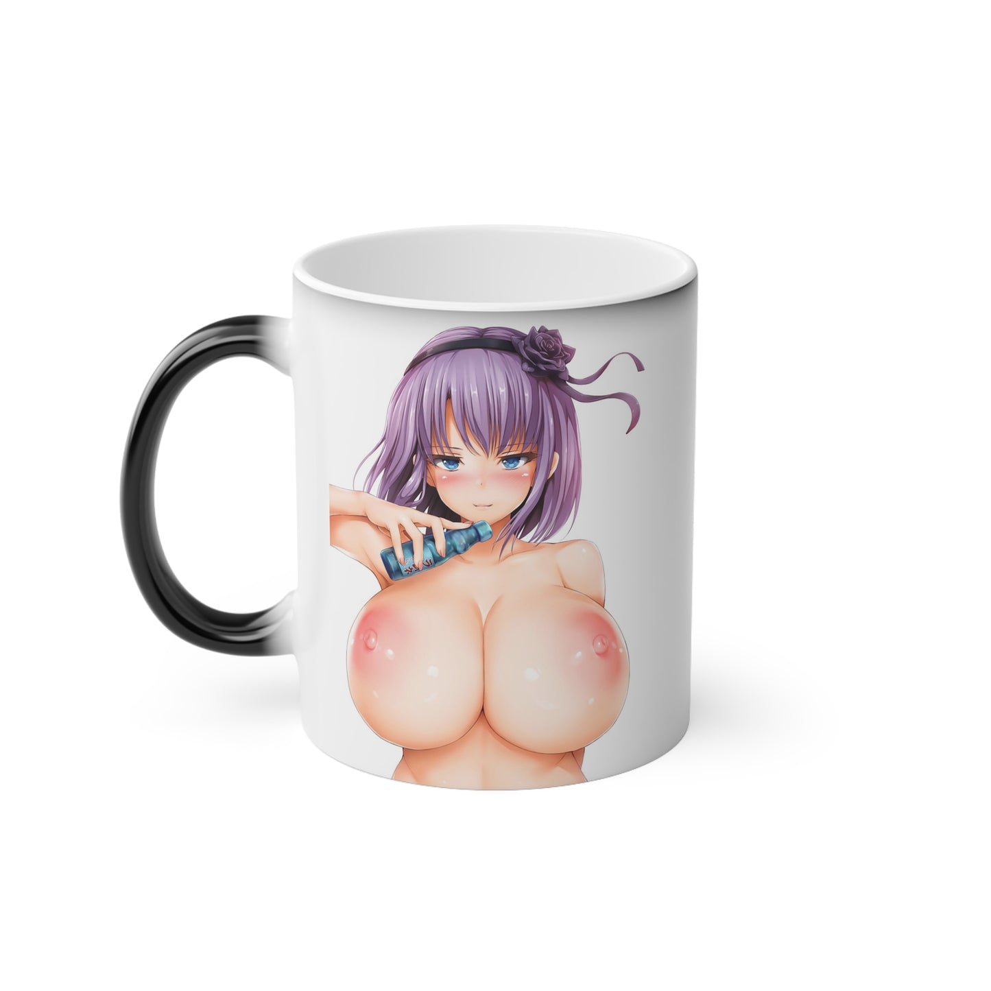 Big Booby Reveal Magic Mug, Waifu Mug, Japanese Funny Anime, Oppai Ecchi Waifu Ahegao Otaku, Oppai Mug, Big Tits Mug, Big Tits