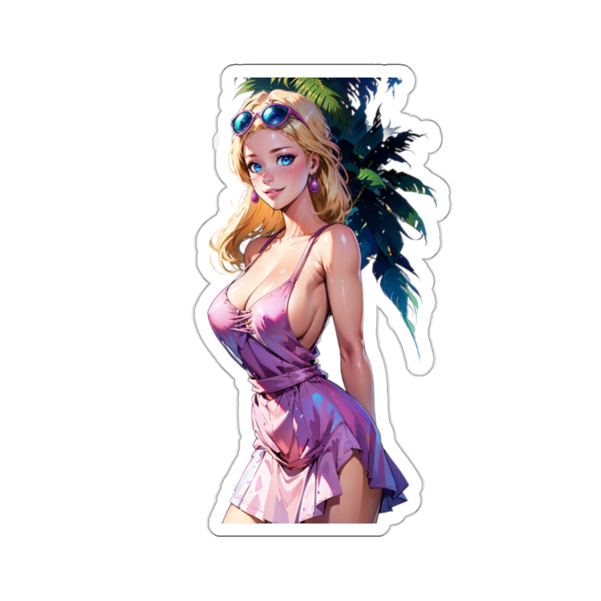 Sexy Waifu Sticker | Sexy Anime Sticker | Lewd Sticker | Lewd Anime Sticker | Waifu