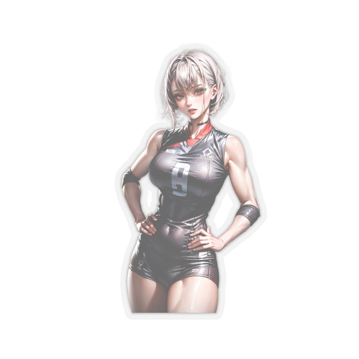 Sexy Anime Sticker | Lucy | Lewd Anime Sticker | Lewd Sticker | Sexy Waifu Sticker | Nude Anime Girl | FairyAI