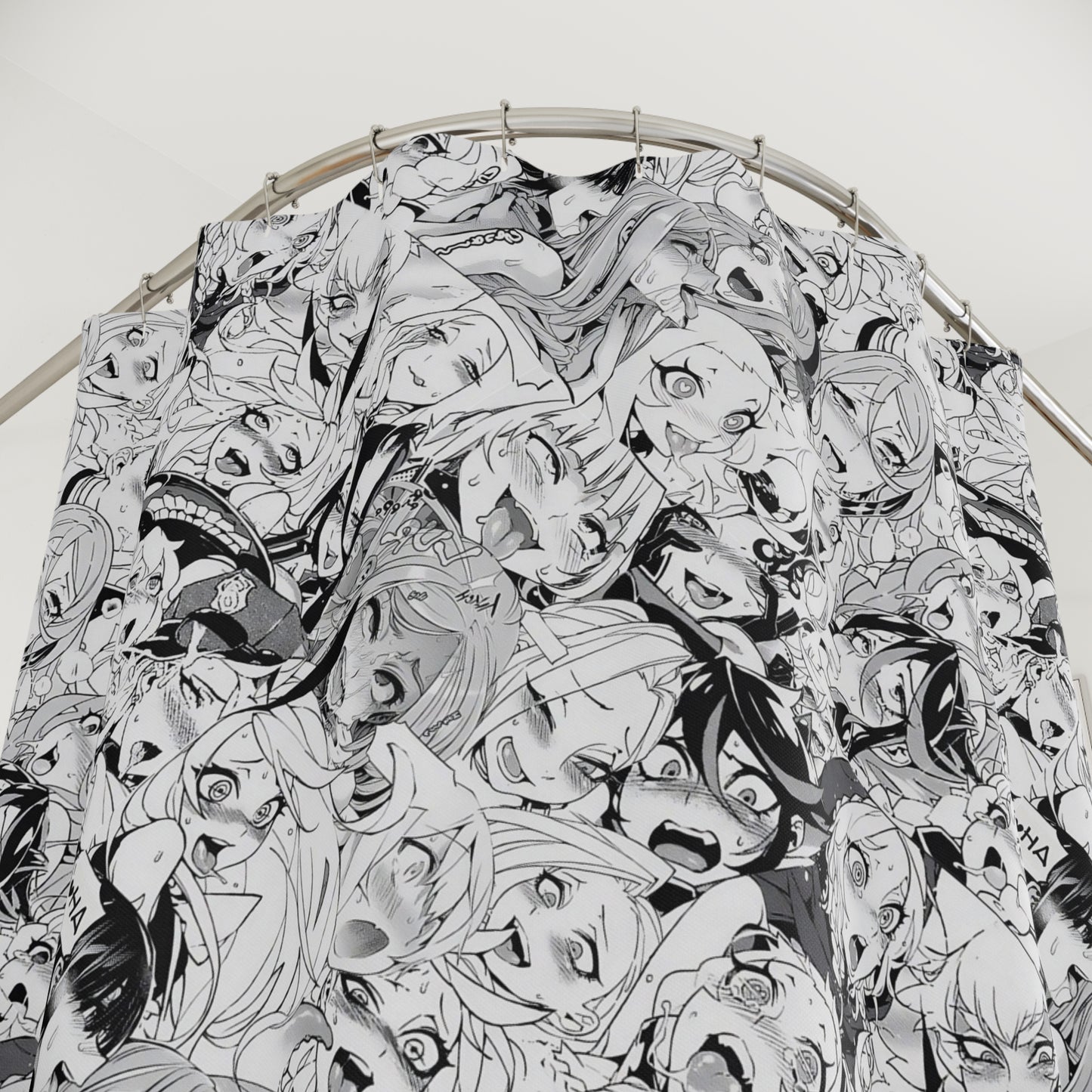 Ahegao Shower Curtain | Waifu | Otaku | Ahegao Face