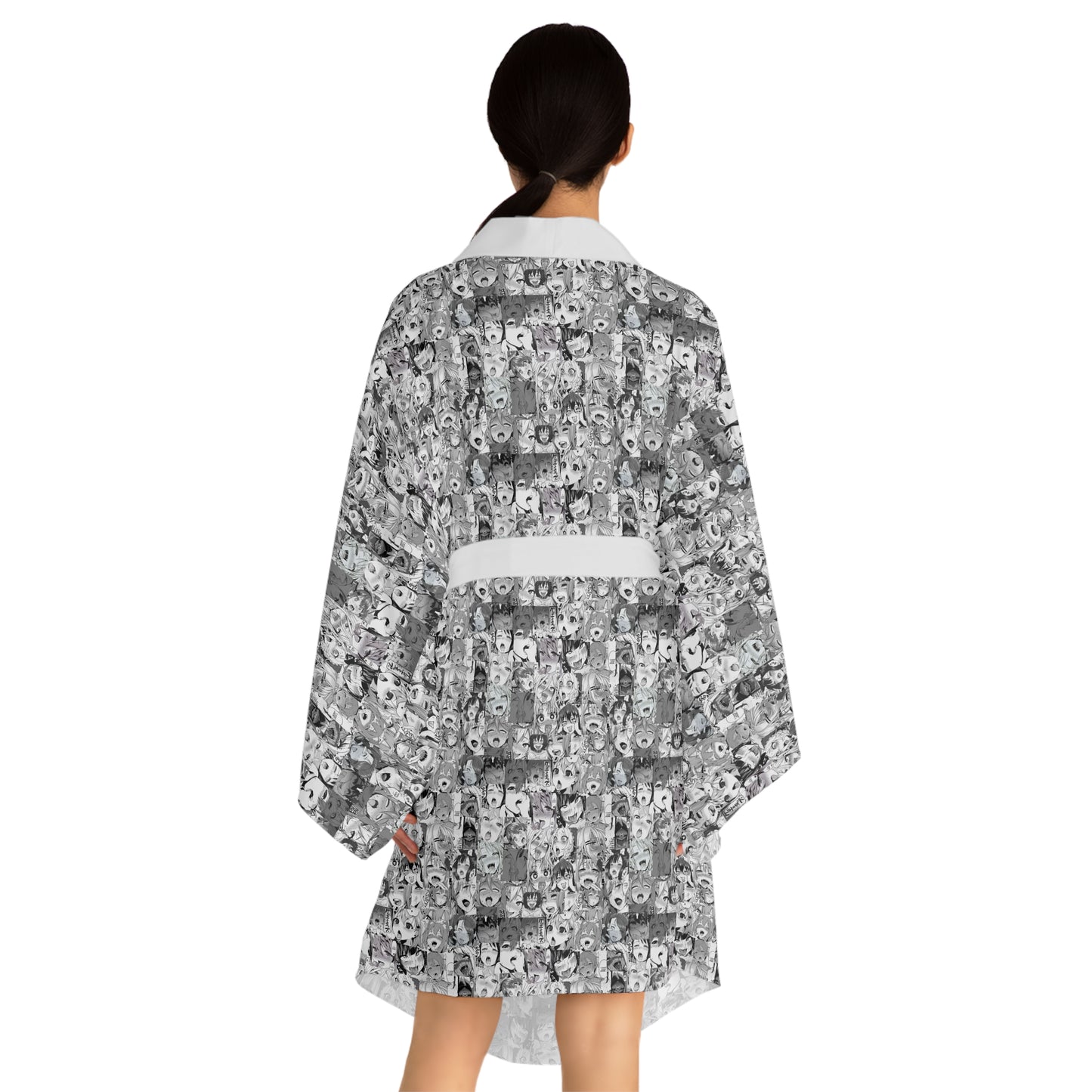 Ahegao Kimono Robe, Unique Fashion Statement