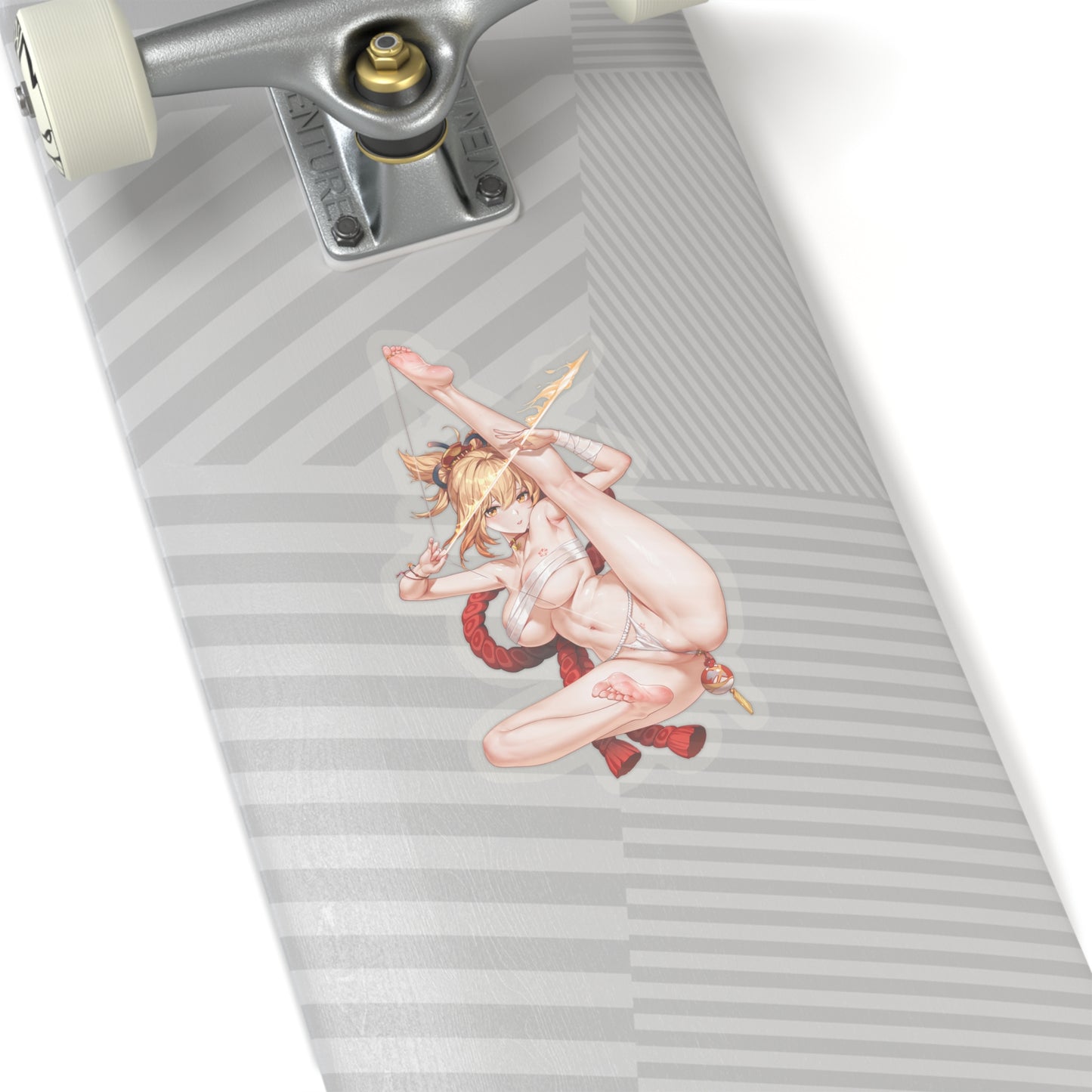 Lewd Yoimiya Sticker | Yoimiya Sticker | Sexy Anime Sticker | Lewd Anime Sticker | Waifu | Otaku | Genshin Impact | Bow | Arrow | Blond Hair | Feet