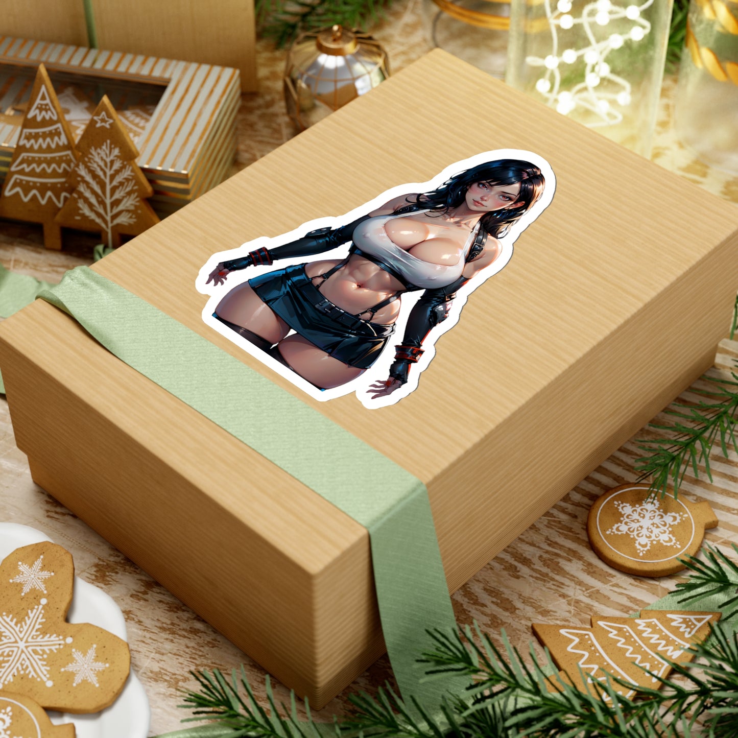 Sexy Tifa Sticker | Sexy Anime Sticker | Lewd Sticker | Lewd Anime Sticker | Fantasy Sticker | Retro Video Game