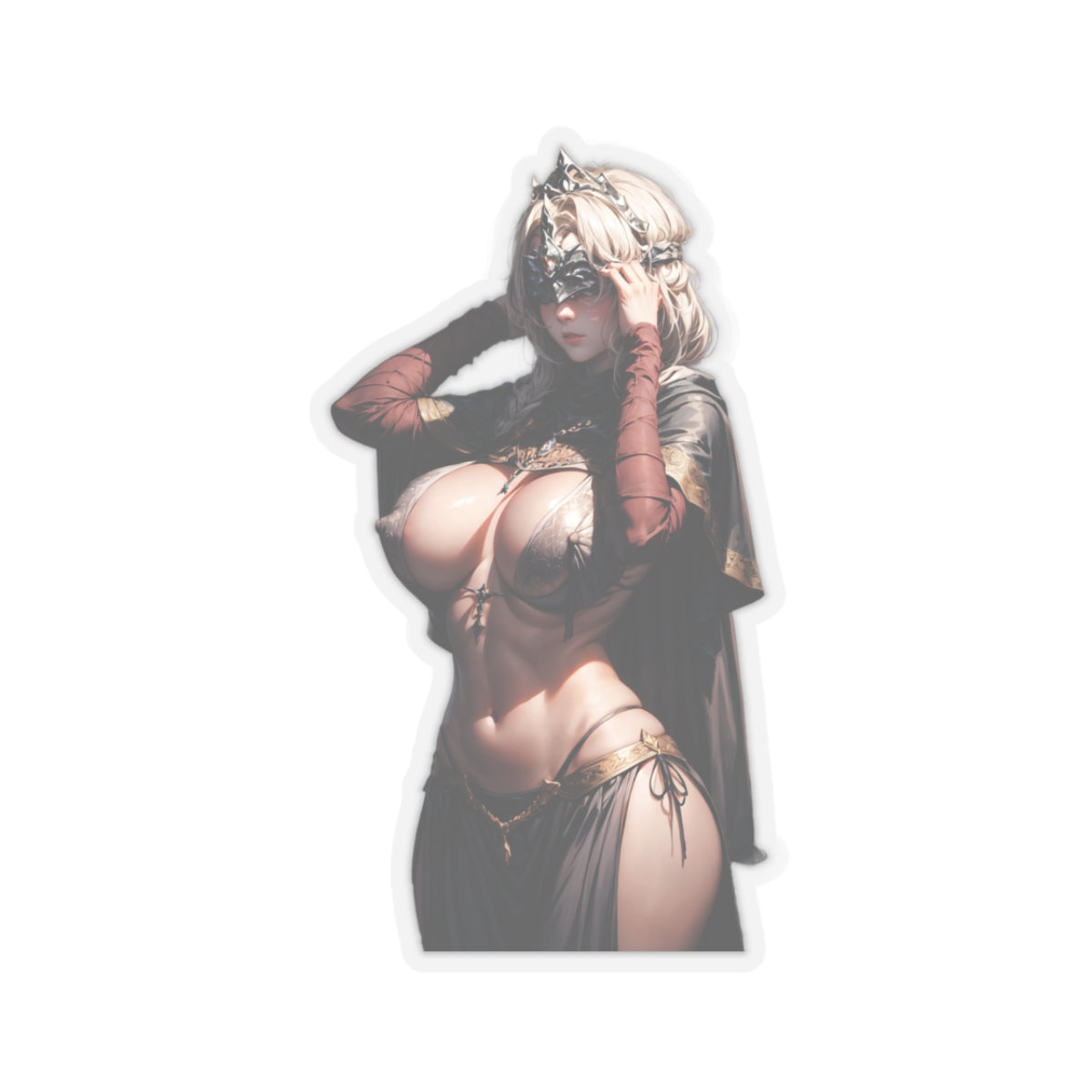 Sexy Anime Sticker | Firekeeper | Lewd Anime Sticker | Lewd Sticker | Sexy Waifu Sticker | Nude Anime Girl | FairyAI