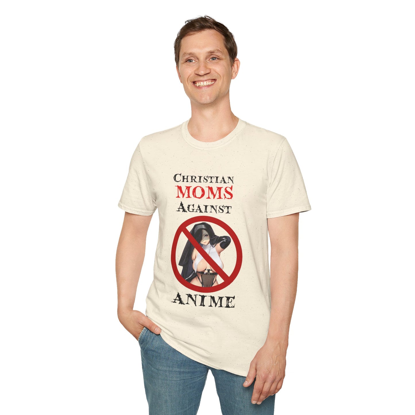 Christian Moms Against Anime | Funny Anime Shirt | Funny Tee | Weeb | Otaku | Funny