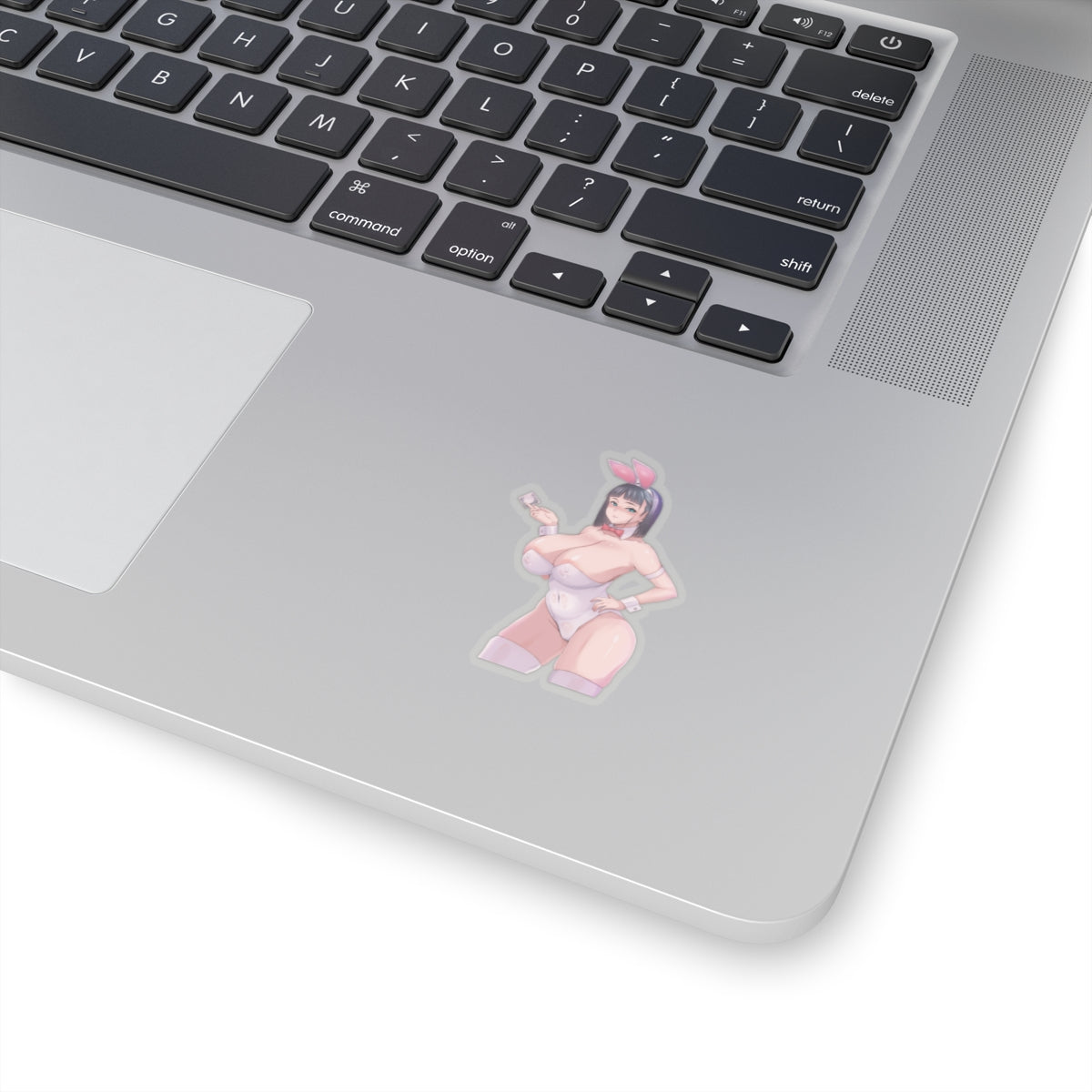 Lewd Anime Girl Sticker | Hentai Sticker | Lewd | Rule 34 | Otaku | Waifu | Leather | Bunny Costume | Condom | Big Tits