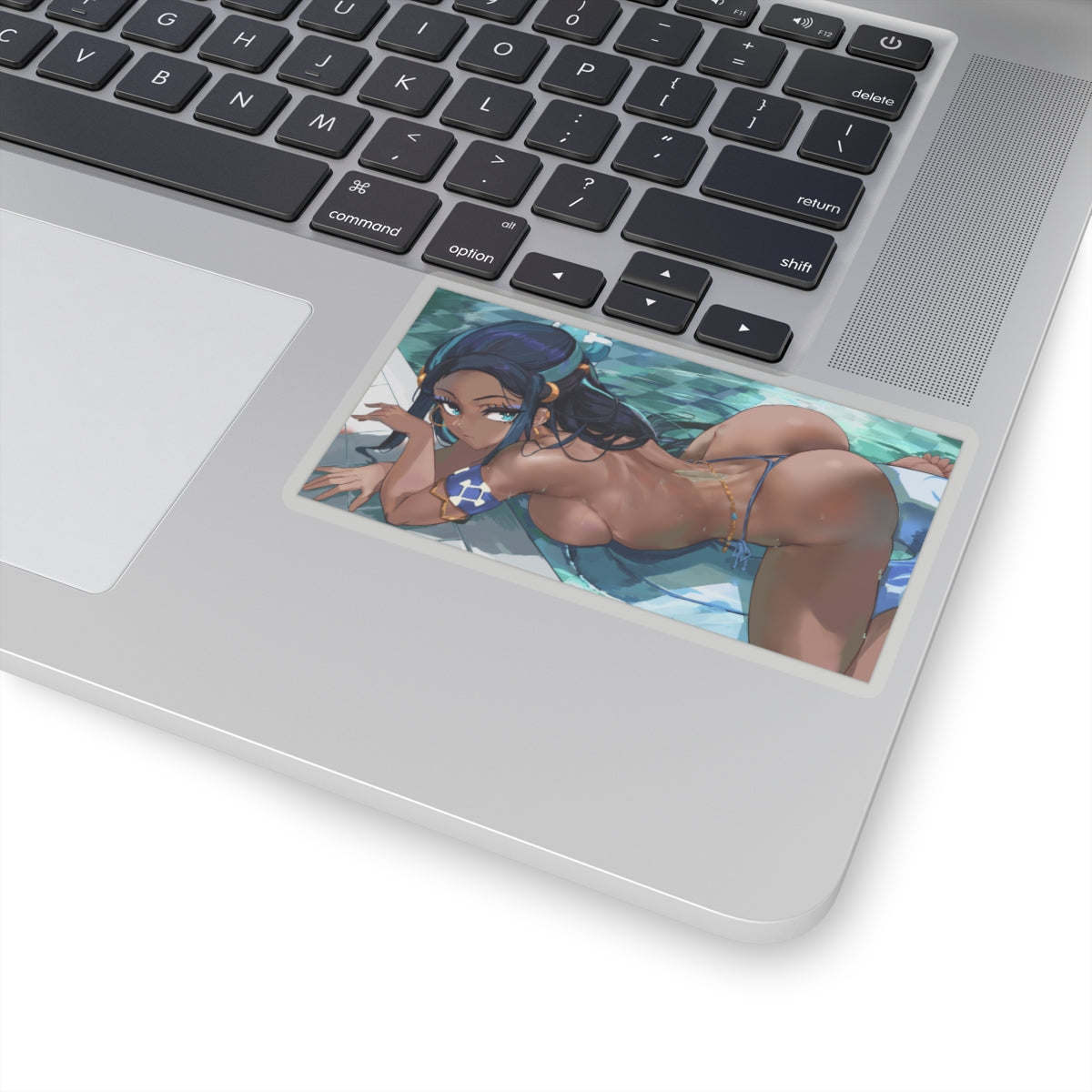 Hentai Sticker | Ebony | Hentai NSFW Sticker | Ecchi | Pool | Brown skin