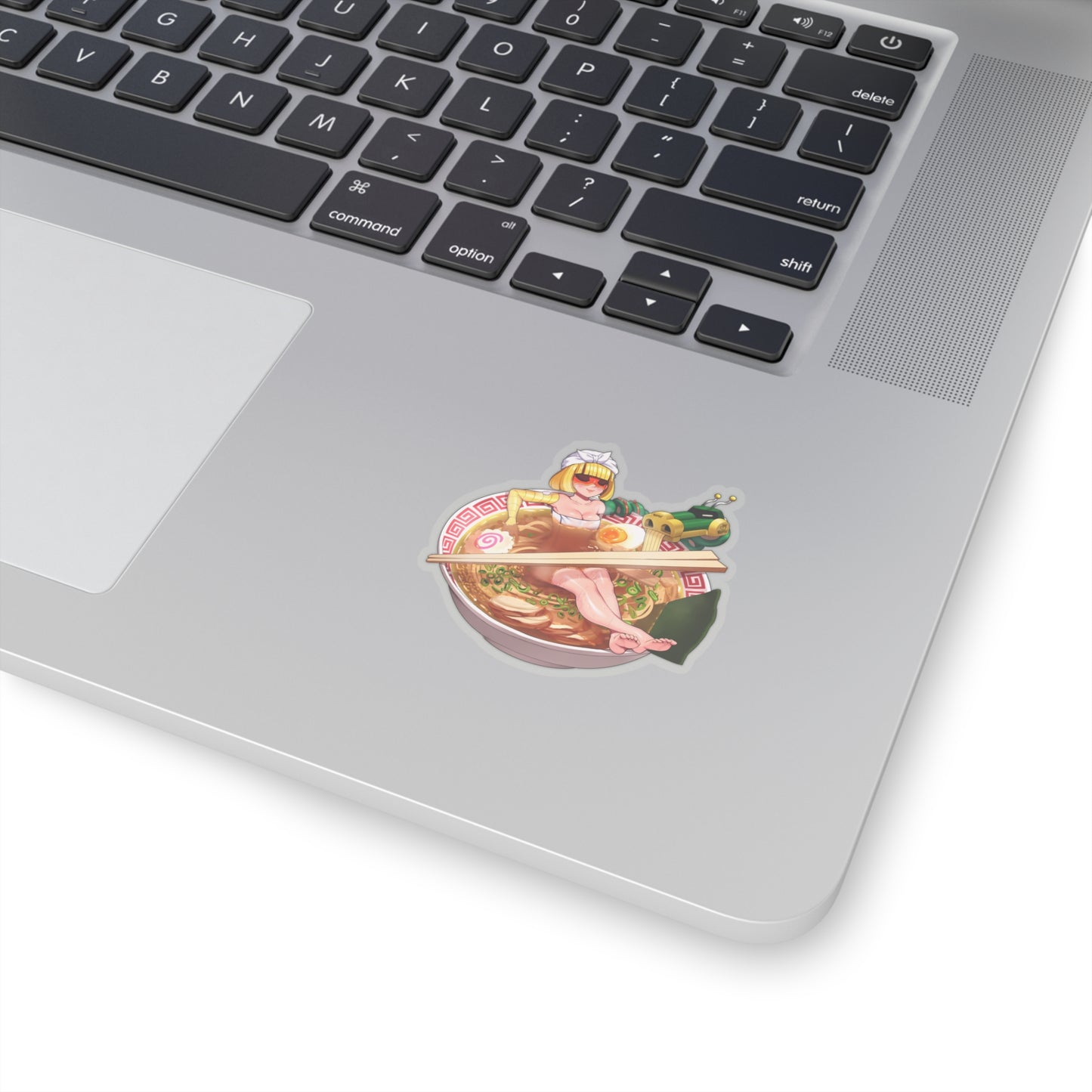Sexy Min Min Sticker | Ramen Bowl | Funny Anime Sticker | Kiss-Cut Sticker | Arms | Noodles | Sexy Anime Sticker | Lewd Anime Sticker | Otaku | Waifu | Ramen | Food | Bath | Funny