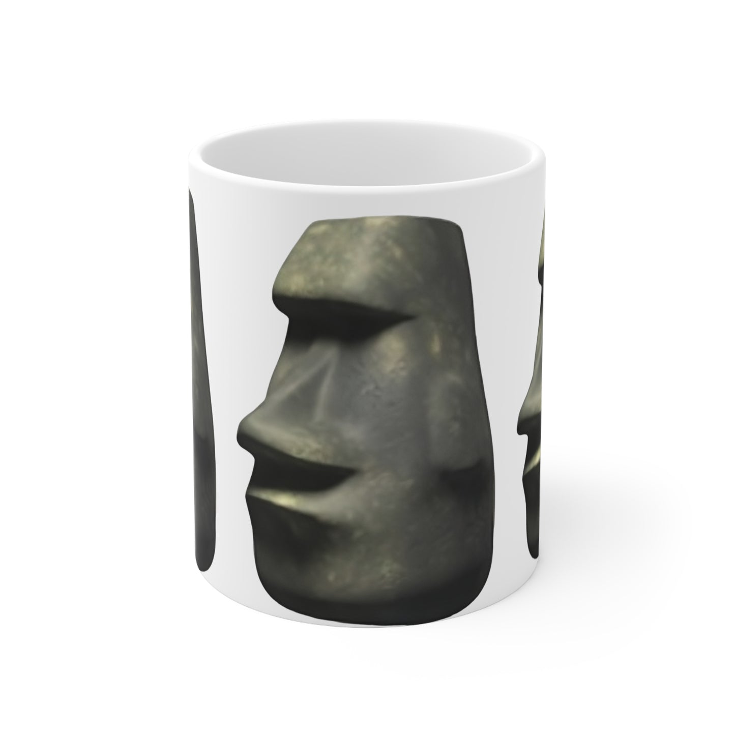 Easter Island Mug | Emoji Meme Mug | Moai Meme Mug | Funny Mug | Moai Emoji | Moyai Emoji | Moai Statue in Tokyo