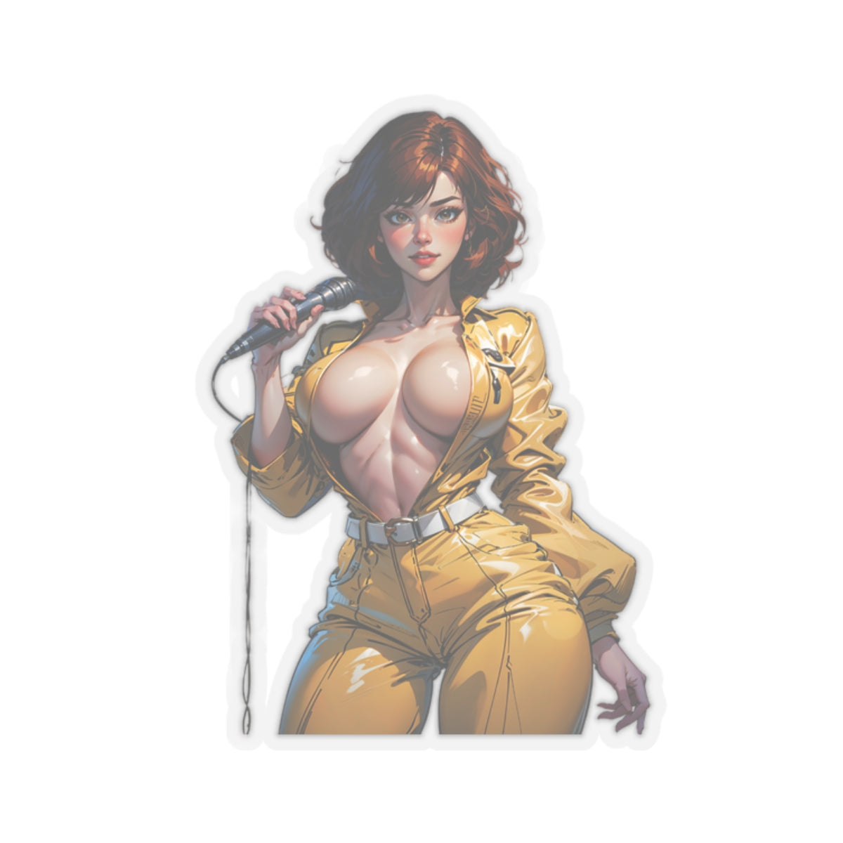 Sexy April O'Neil Sticker | Sexy Anime Sticker | Lewd Sticker | Lewd Anime Sticker | Sexy Sticker