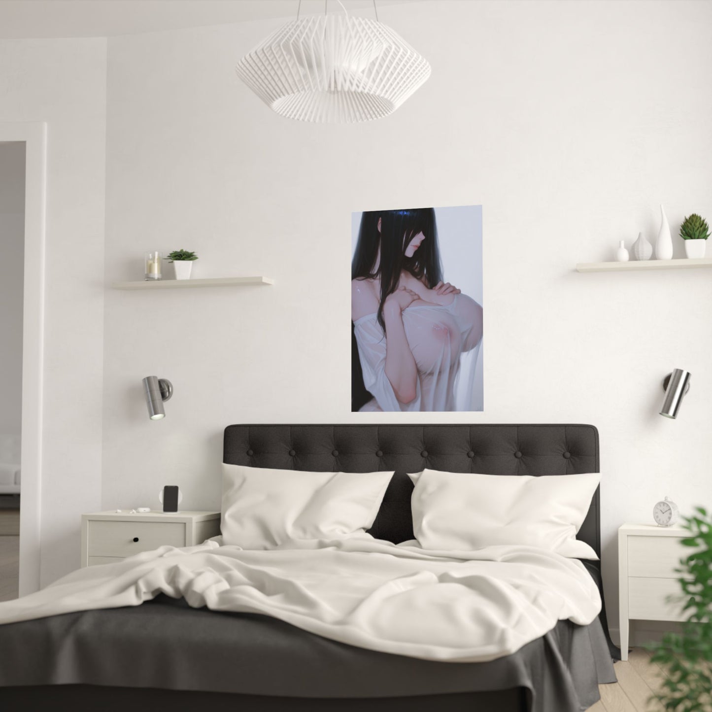 Sexy Waifu Poster | Ecchi | Oppai | Sadako
