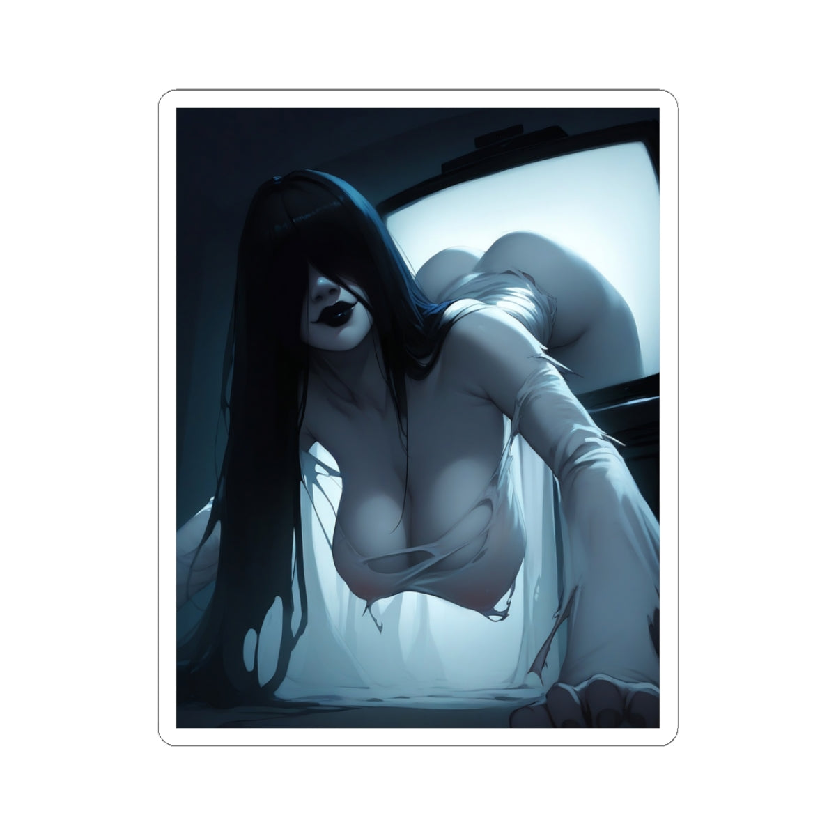 Lewd Horr Waifu Sticker | Hentai | Oppai