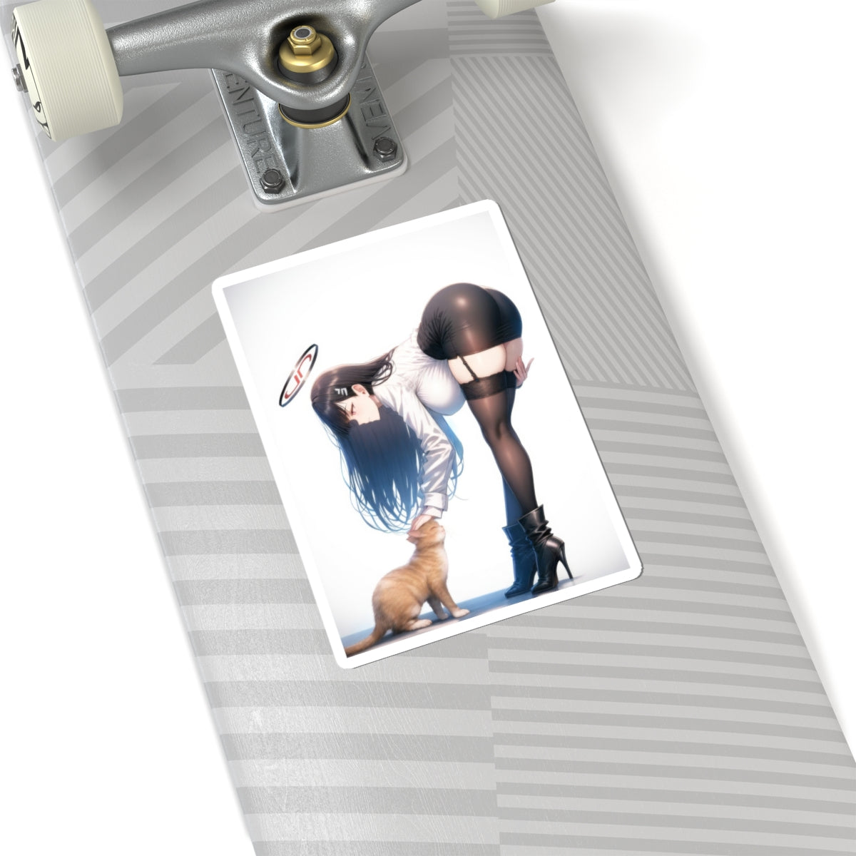 Sexy Waifu Sticker | Cat | Skirt Ass