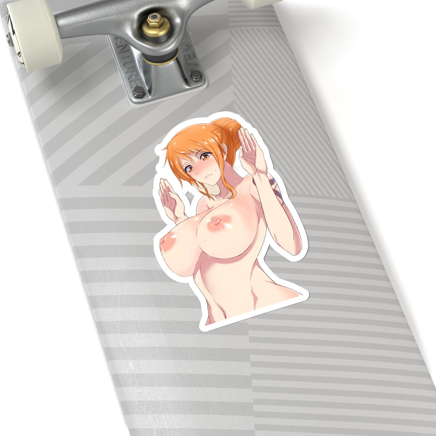 Lewd Nami Sticker | Kiss-Cut Sticker | Naked Nami Sticker | Uncensored Anime | Lewd Anime Sticker | Tits | Boobs | Sexy Nami | Sexy Anime Sticker | Nami