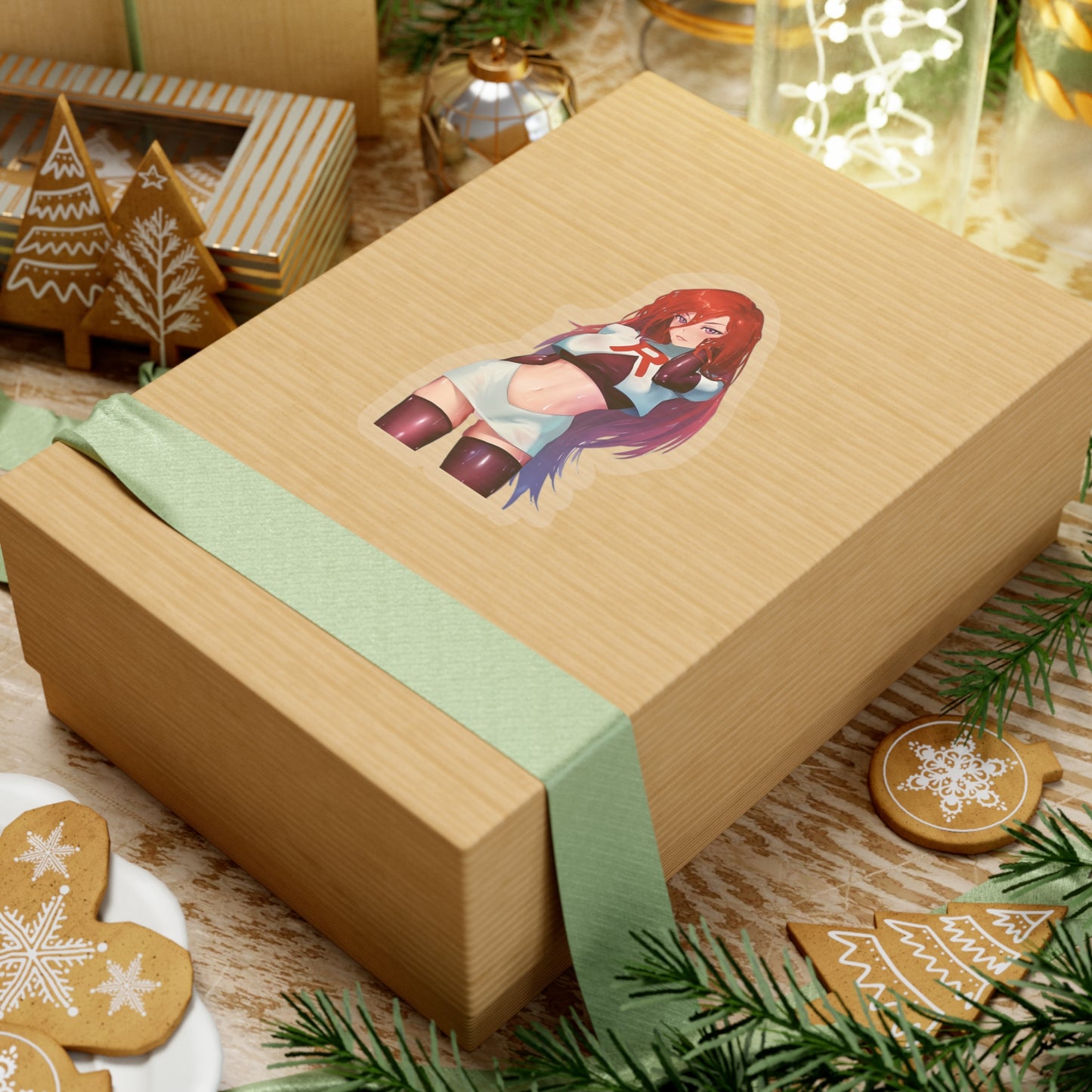 Lewd JEssie Sticker | Lewd Anime Sticker | Funny Sticker | Otaku | Waifu | Uncensored Anime | Sexy Anime Sticker | Ginger | Red Hair | Red Head