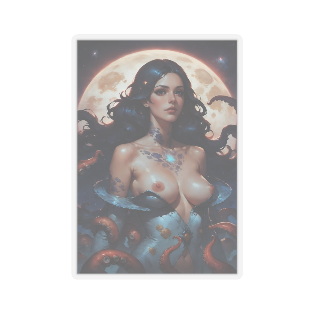 Sexy Waifu Sticker | Tentacle Goddess | Hentai | Oppai